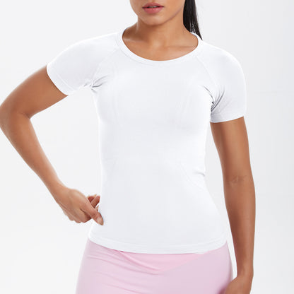 Short Sleeve round Neck Exercise T-shirt