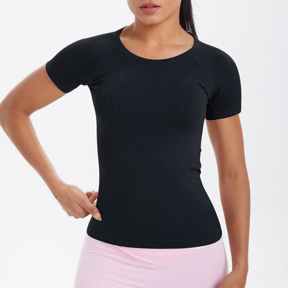 Short Sleeve round Neck Exercise T-shirt