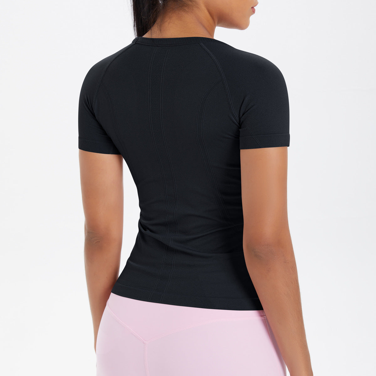 Short Sleeve round Neck Exercise T-shirt