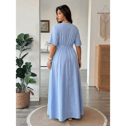 Cornflower Blue Maxi Dress