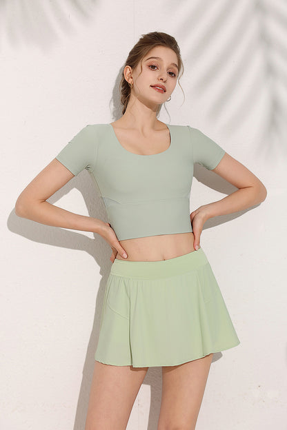 Sports Ribbed T Shirt