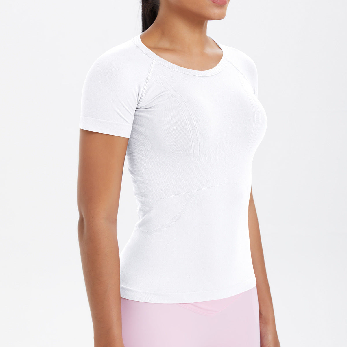 Short Sleeve round Neck Exercise T-shirt