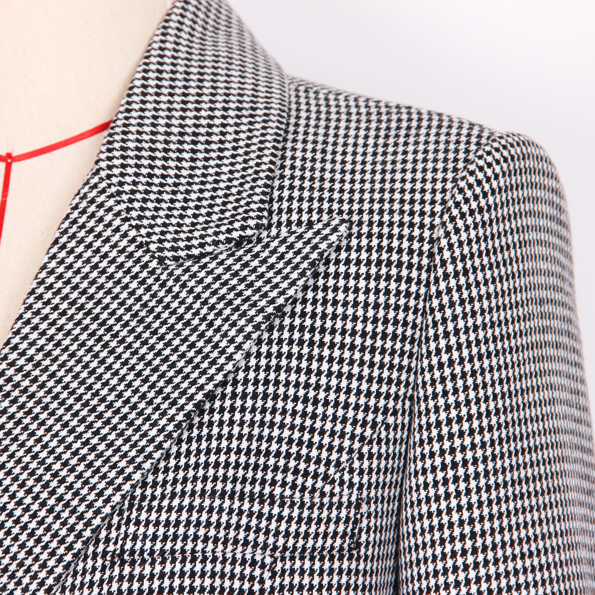 Houndstooth Trench Coat