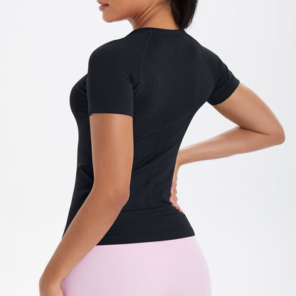 Short Sleeve round Neck Exercise T-shirt