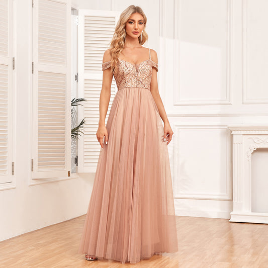 Off The Shoulder Sling Dress