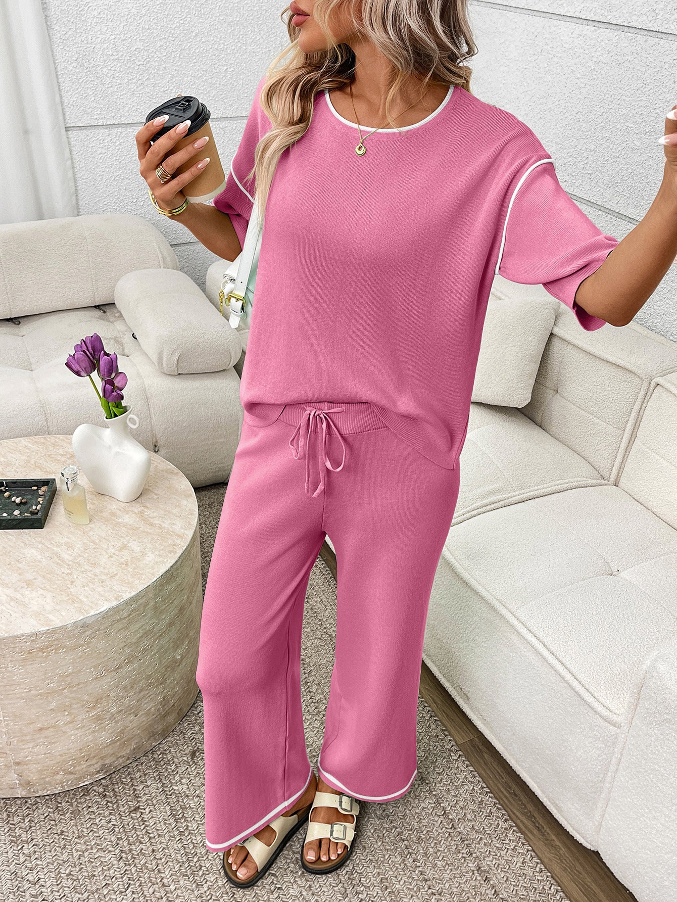 Summer Knit Two Piece Set
