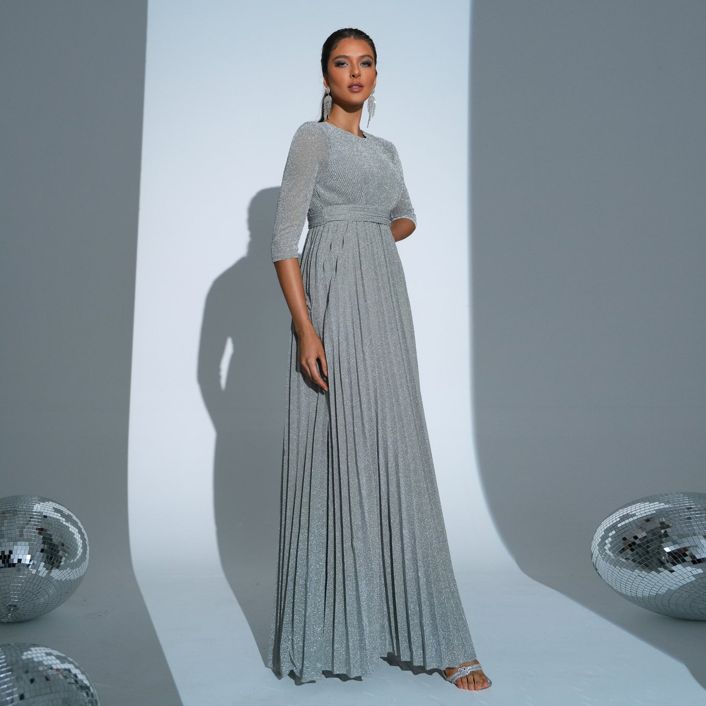 Gray Luna Evening Dress