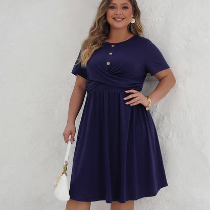 Casual Navy Dress