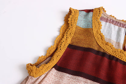 Colour Block Striped Dress