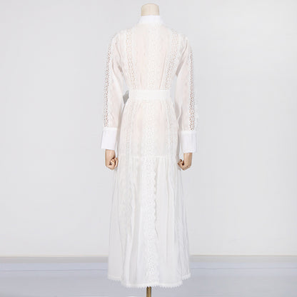 French Elegance Ruffled Dress