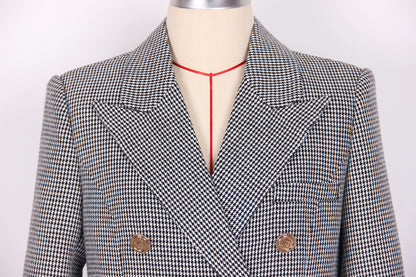Houndstooth Trench Coat