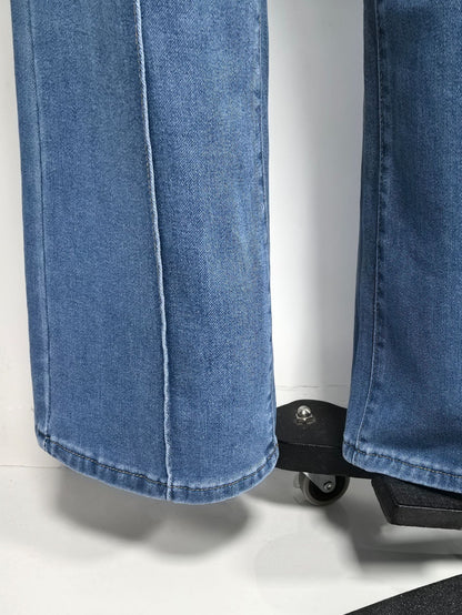 Bright Line Wide Leg Jeans