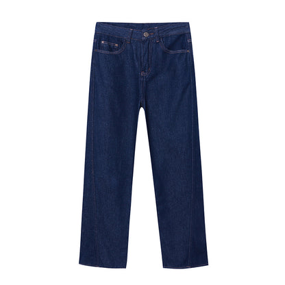 Midline Straight Wide Leg Jeans