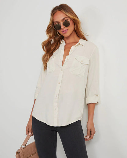 Long Sleeve Denim Shirt