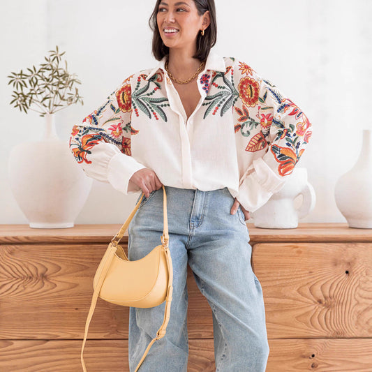 Loose Casual Button-down Shirt