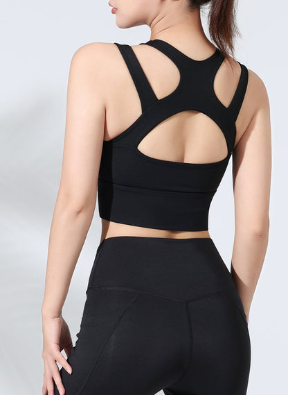 Front Zipper Sports Bra