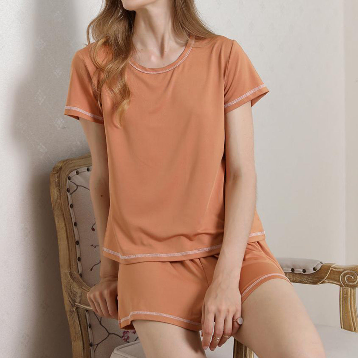 Comfortable Caramel Pajama Set
