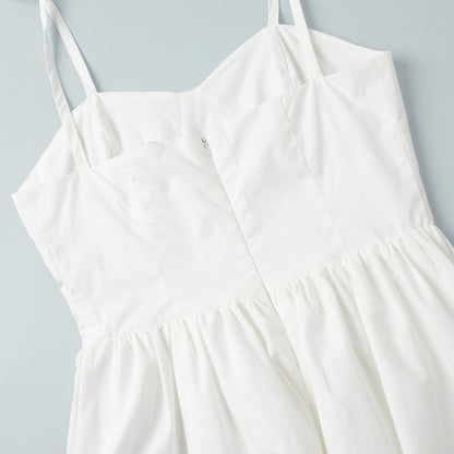 Cotton Sling Balloon Dress