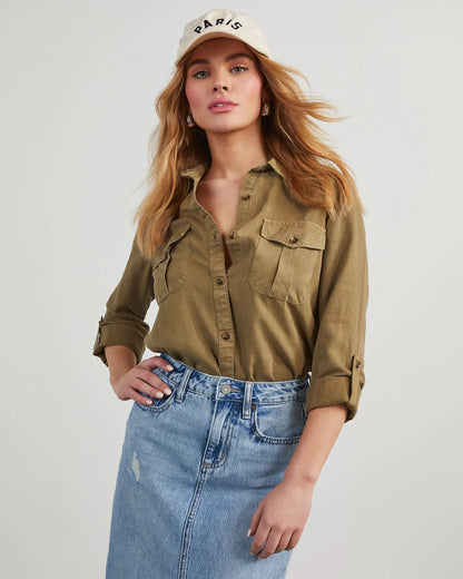 Long Sleeve Denim Shirt
