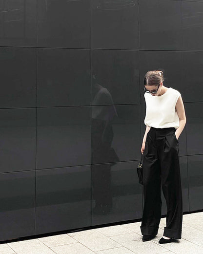 Black Mopping Work Pants