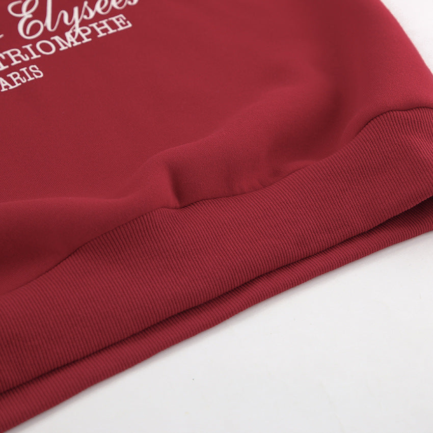 Soft French Burgundy Sweatshirt