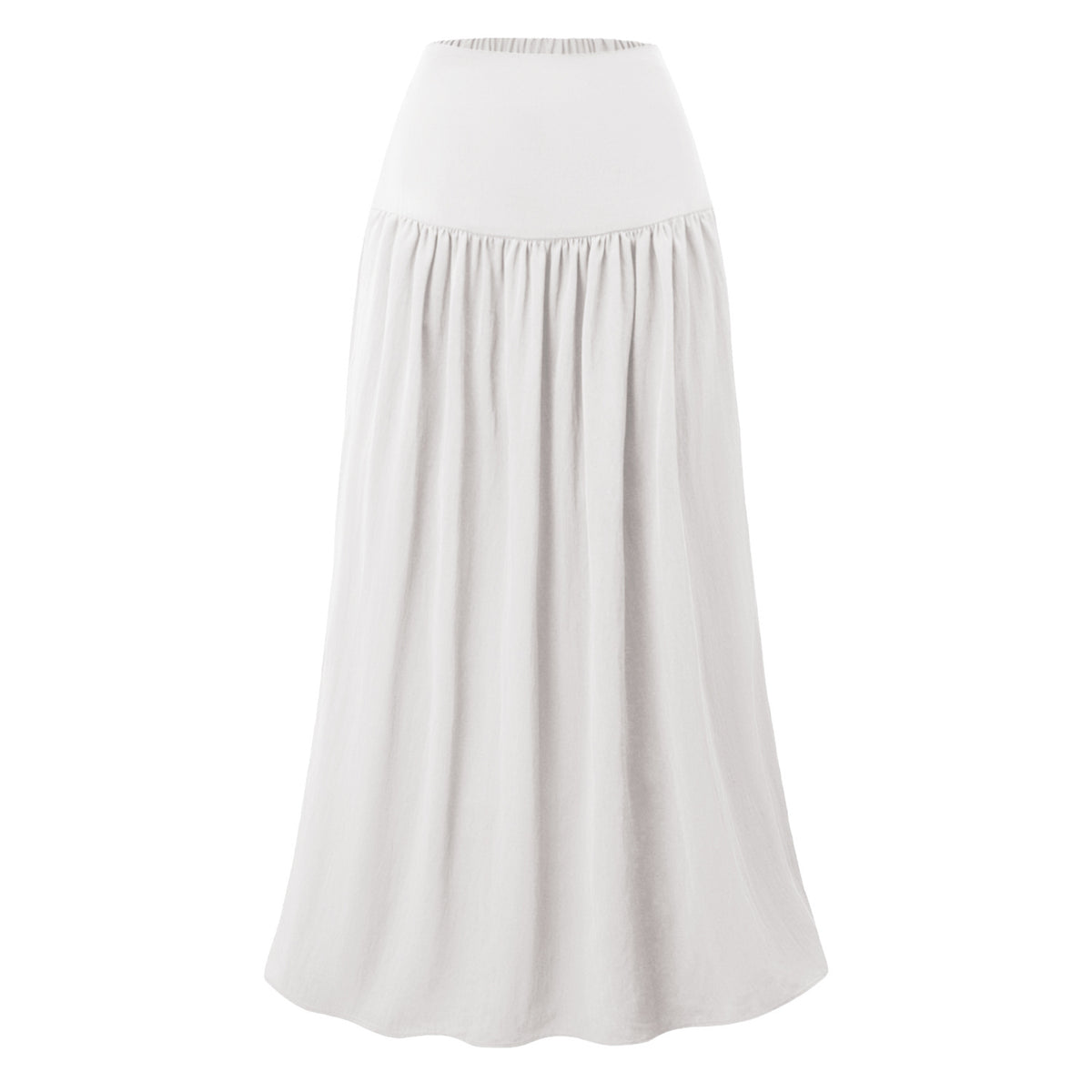 Cotton Maxi Skirt w/ Pockets