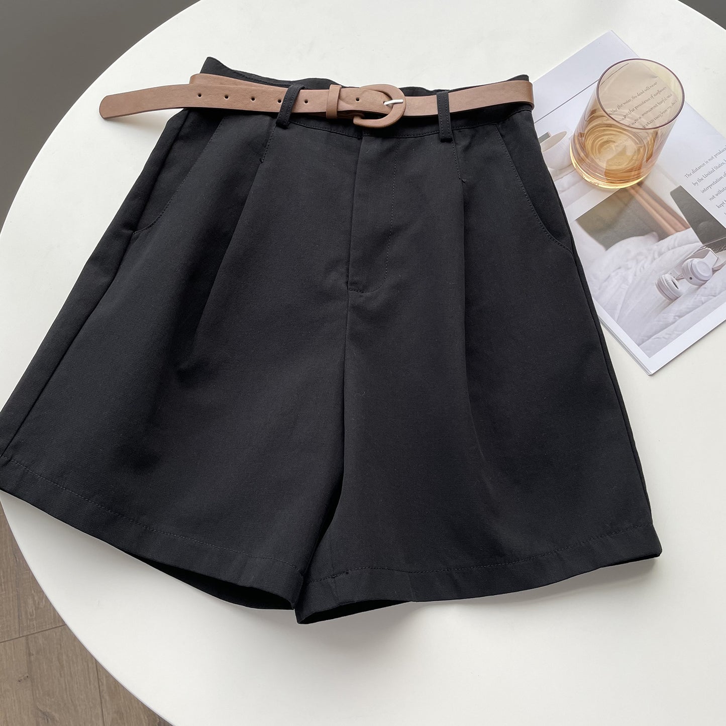 High Waist Slimming Loose Shorts