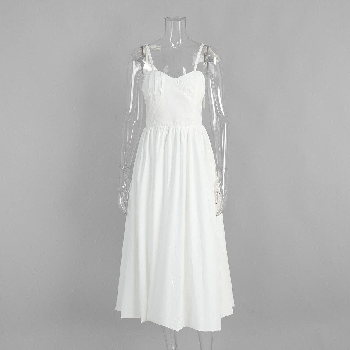 Cotton Sling Balloon Dress