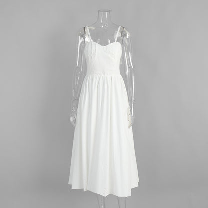 Cotton Sling Balloon Dress