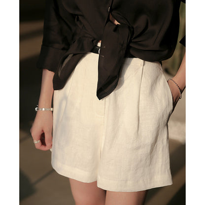 Pure Linen Shorts