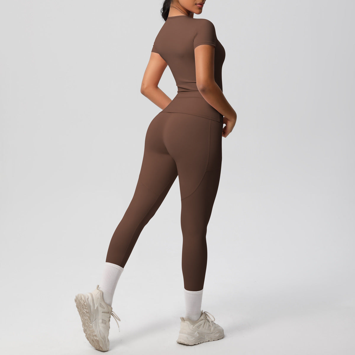 Short Sleeve Breathable Top & Pants Set