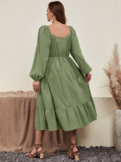 Olive Sweetheart Dress