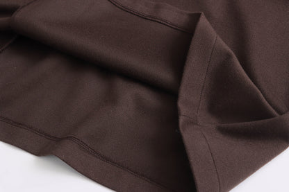 Grazina Brown Woolen Skirt