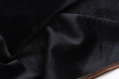 Fleece lined Satin Micro Fishtail Skirt