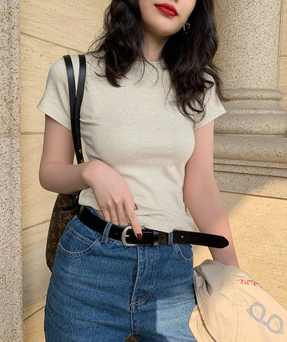 Basic Cotton Short Sleeve T-shirt
