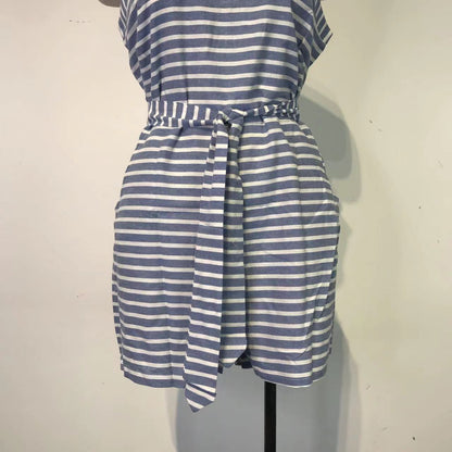 Striped Halter Romper
