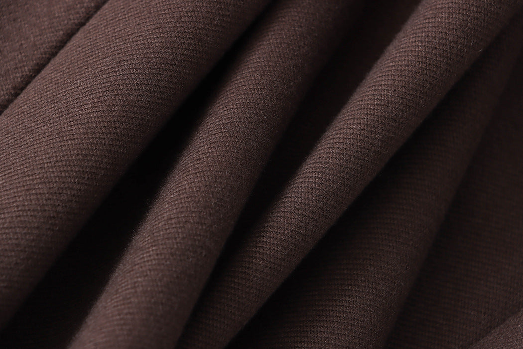 Grazina Brown Woolen Skirt