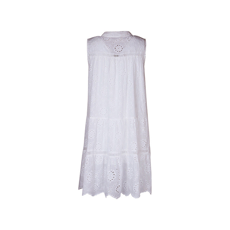 Summer Women Clothing Vacation White Dress