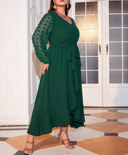 Lola Tie-Up Midi Dress