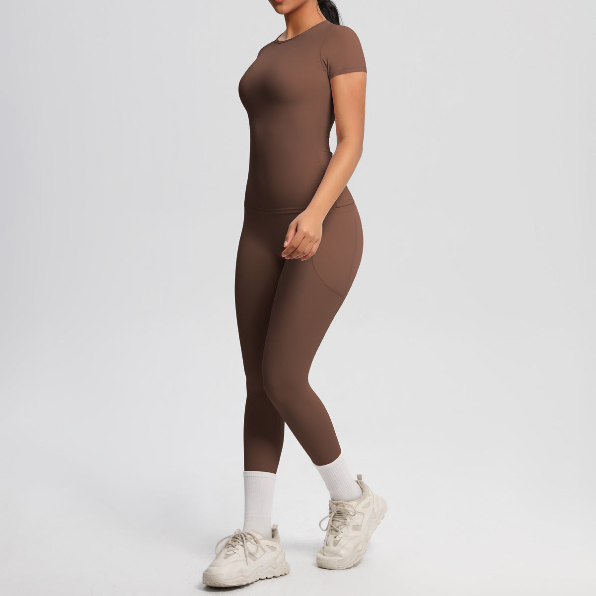 Short Sleeve Breathable Top & Pants Set