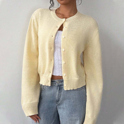 Soft Yellow Cardigan