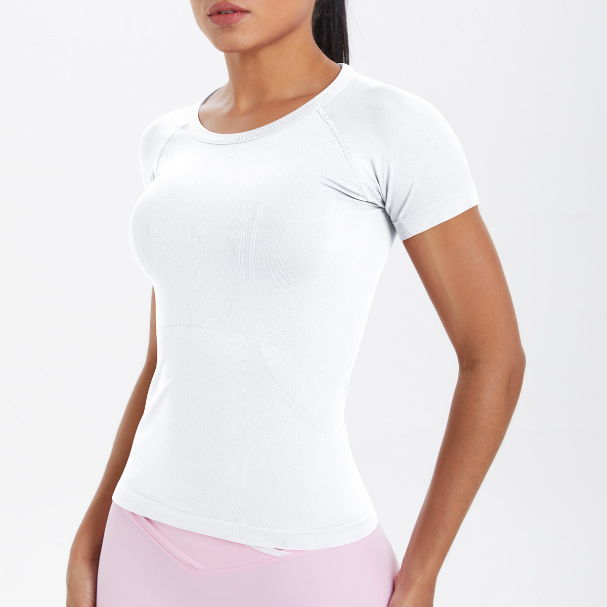 Short Sleeve round Neck Exercise T-shirt