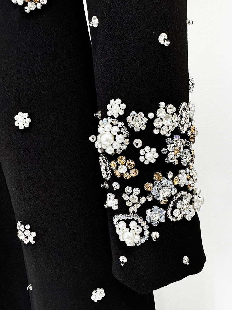 Anna Bead Embedded Slim Maxi Dress