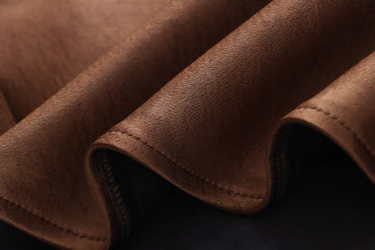 Fleece lined Satin Micro Fishtail Skirt