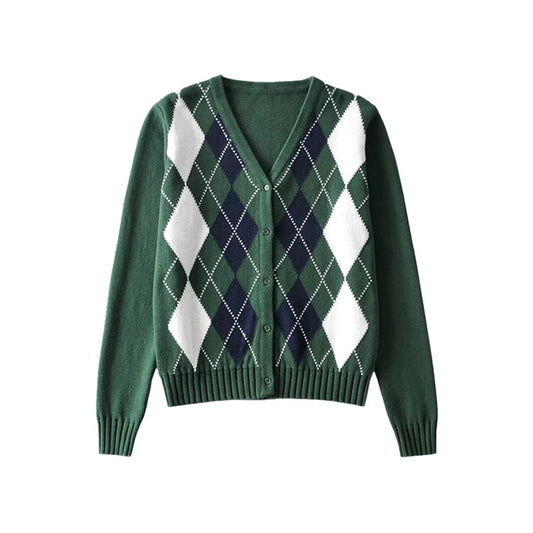 Argyle Cardigan