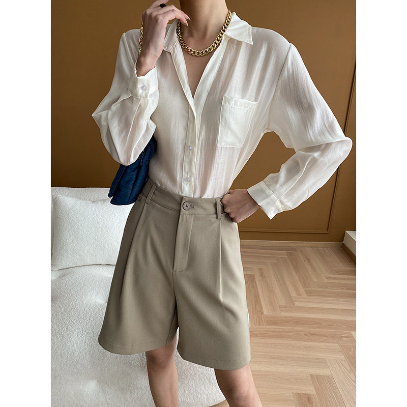 French Tencel Shirt