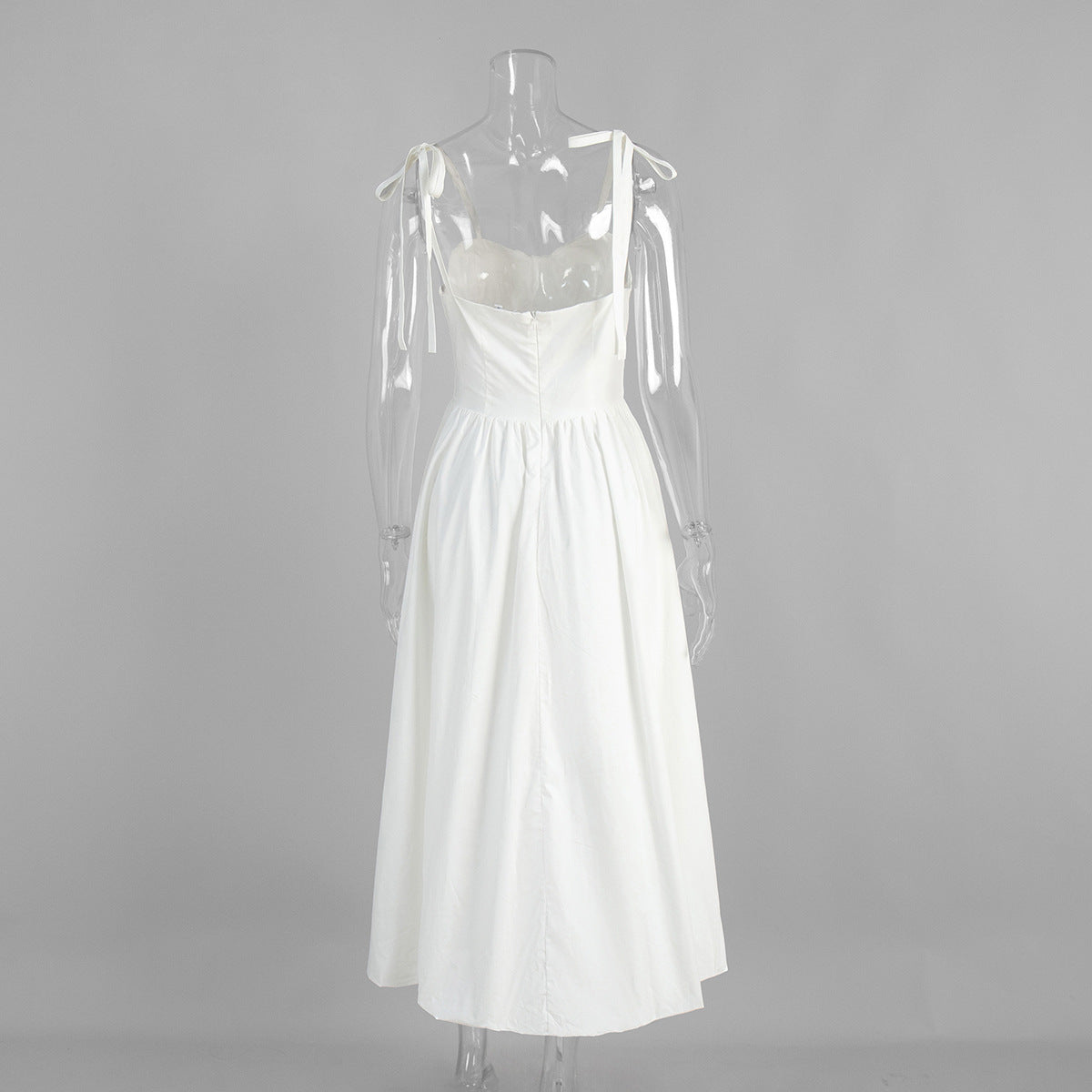 Cotton Sling Balloon Dress