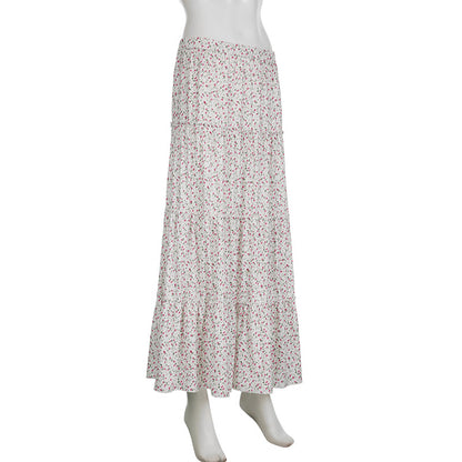 Light Pastoral Gentle Floral Skirt