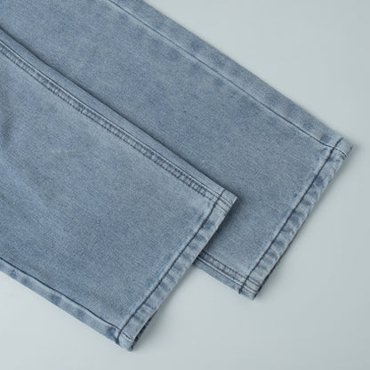 High Waist Straight Jeans