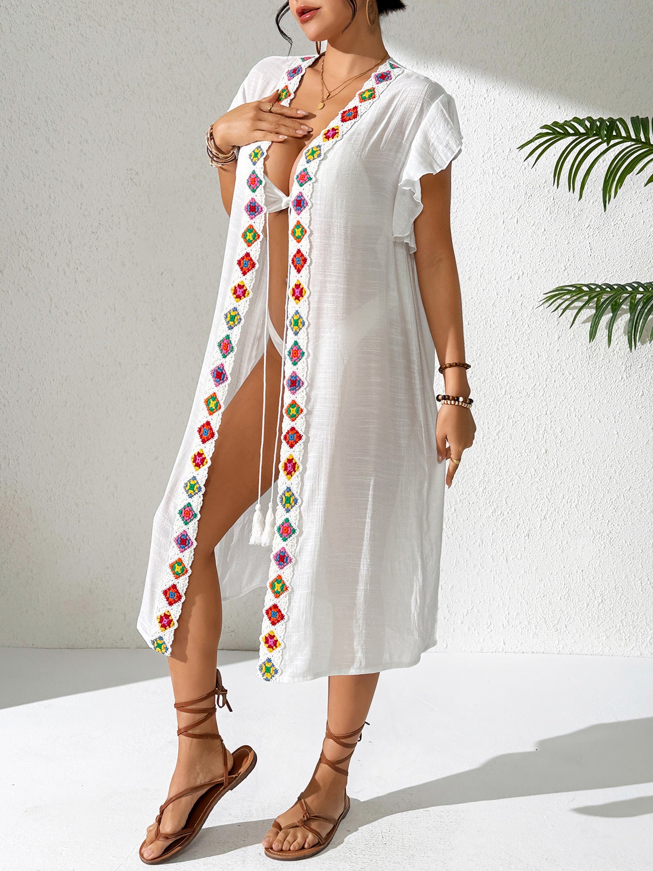 Hand Crochet Beach Cover-up
